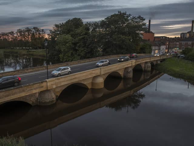 Tadcaster Bridge will remain open with higher river levels after previous storms in Yorkshire forced it close.