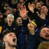 PASSIONATE SUPPORT: Leeds United fans at Elland Road