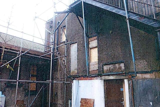 An example of the poor work done by Christopher Newman's Hartburn Lofts and Extensions Ltd