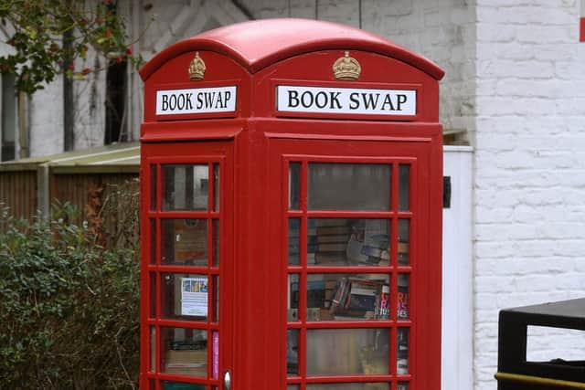 A former red phone box has been put to good use as a book swap for Cherry Burton residents to use.