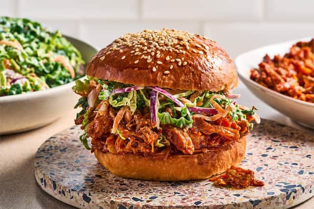 Pulled pork from Protein in 15 by Joe Wicks (LEAP, priced £22). Photo credit: Mike English Photography/PA