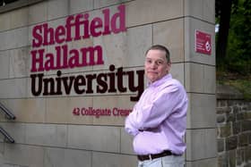 Sir Chris Husbands pictured at Sheffield Hallam University. PIC: Simon Hulme