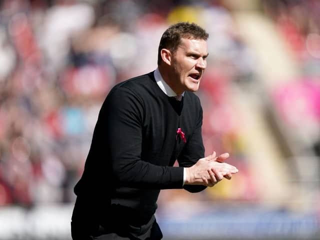 Rotherham United manager Matt Taylor on the touchline during the Sky Bet Championship match against West Brom at the AESSEAL New York Stadium, Rotherham on Friday. Picture date: Friday April 7, 2023. PA Photo. See PA story SOCCER Rotherham. Photo credit should read: Mike Egerton/PA Wire.

RESTRICTIONS: EDITORIAL USE ONLY No use with unauthorised audio, video, data, fixture lists, club/league logos or "live" services. Online in-match use limited to 120 images, no video emulation. No use in betting, games or single club/league/player publications.