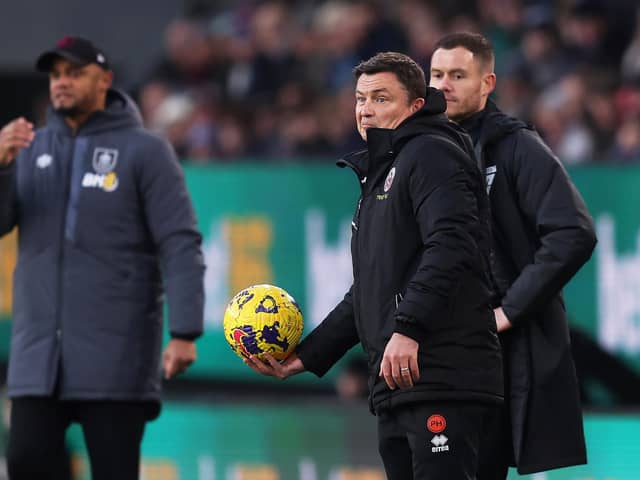 Paul Heckingbottom was axed by Sheffield United in December 2023. Image: Matt McNulty/Getty Images