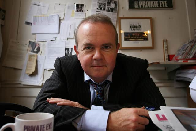 The Private Eye editor Ian Hislop gives his satirical take on the year. Picture: Private Eye/PA.