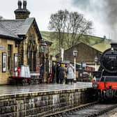 Oakworth Station on the Keighley and Worth Valley Railway