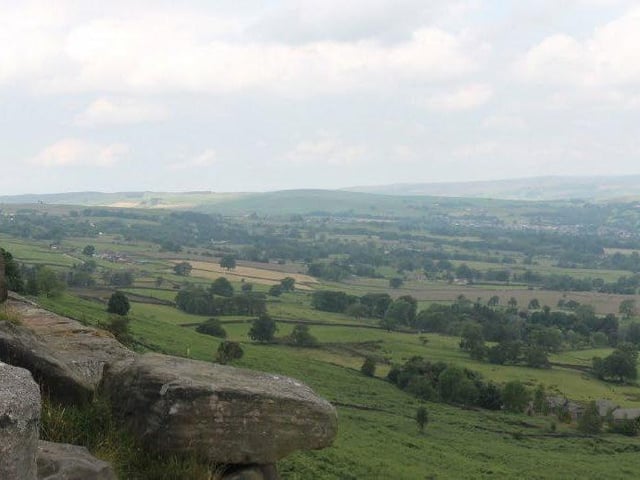 Landscape near the proposed Dwellinghouse, in Ilkley, near Bradford.