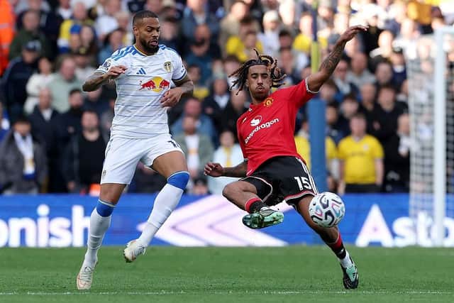 PHYSICALITY: Lukas Nmecha (left) (Image: Michael Steele/Getty Images)
