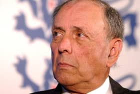 Clive Leach during his time as chairman at Durham CCC.