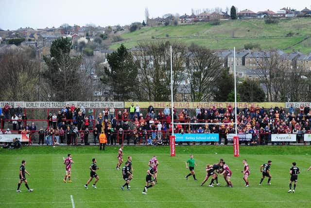 Castleford are set for a different challenge on Batley's notorious slope. (Photo: ALEX BROADWAY/SWPIX.COM)