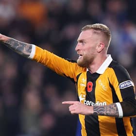 FREE-KICK: Oli McBurnie celebrates (Image: George Wood/Getty Images)
