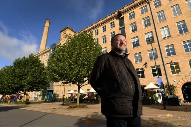 Jeremy Hall the Chairman and Managing Director of Dean Clough Mill Complex, Halifax..Picture by Simon Hulme