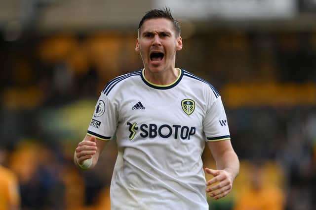 ESTABLISHED: Max Wober has quickly become Leeds United's first choice at left-sided centre-back