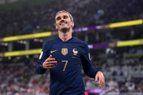 Danger man: Antoine Griezmann of France looks on during the FIFA World Cup Qatar 2022 Round of 16 match between France and Poland. (Picture: Laurence Griffiths/Getty Images)