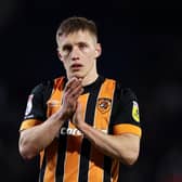 Greg Docherty has slipped down the pecking order at Hull City this season. Image: Lewis Storey/Getty Images