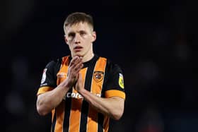 Greg Docherty has slipped down the pecking order at Hull City this season. Image: Lewis Storey/Getty Images