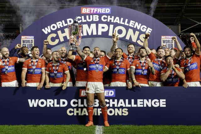 Hull KR reached the top of the world in February. (Photo: Allan McKenzie/SWpix.com)