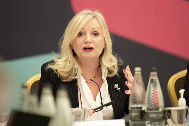 Mayor of West Yorkshire Tracy Brabin attends a meeting of the Transport for the North Board. PIC: PA