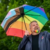 Andy Train, Vice-Chairman of Pride In Hull.
Picture By Yorkshire Post Photographer,  James Hardisty.