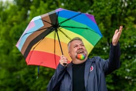 Andy Train, Vice-Chairman of Pride In Hull.
Picture By Yorkshire Post Photographer,  James Hardisty.