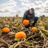 Pumpkin farmers' nightmare before Halloween