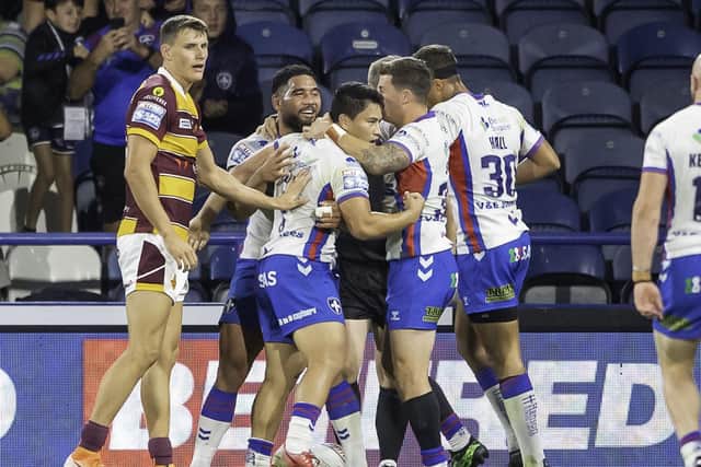Wakefield Trinity gave as good as they got at the John Smith's Stadium. (Picture: Allan McKenzie/SWpix.com)