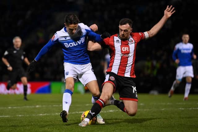 JOB DONE: By seeing off Gillingham at the first attempt, Sheffield United avoided a replay which would eat into their winter break. Seven other clubs have not been so lucky