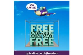 Quickline rescues Yorkshire customers with new ‘free until you’re free’ broadband offer. Submitted picture.