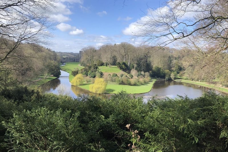 You can hike to the top of Fountains Abbey along the ‘Surprise View’ walk where you will be met with a glorious birds-eye view of the abbey.