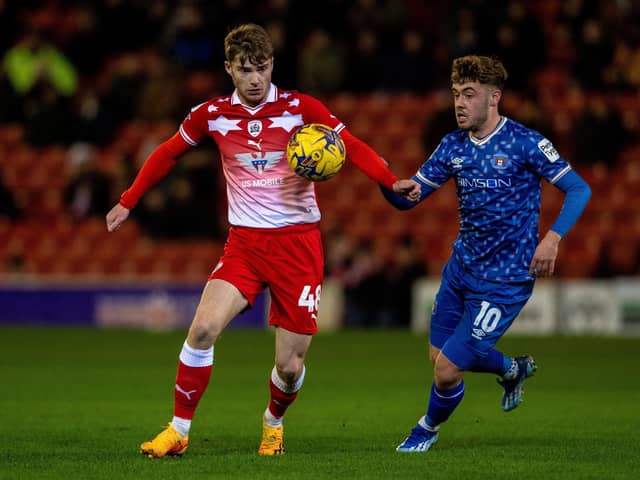 Barnsley midfielder Luca Connell in action against Carlisle United last month. Picture: Bruce Rollinson.