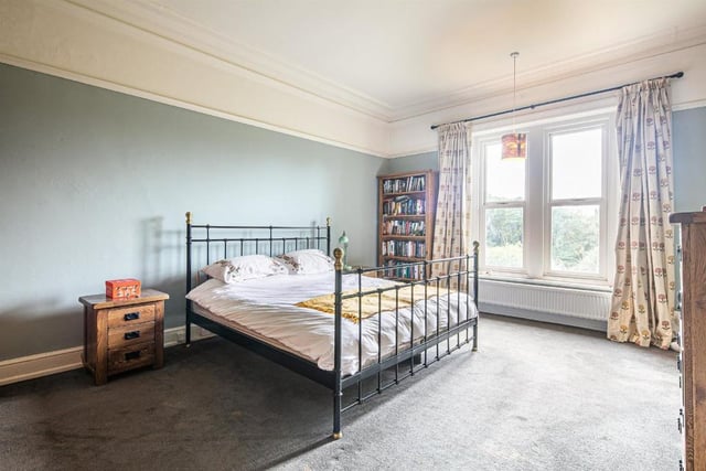The house has six double bedrooms including four large doubles on the first floor.