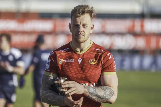 Tom Johnstone feels in good shape after joining Catalans Dragons. (Photo: Laurent Selles/Catalans Dragons/SWpix.com)