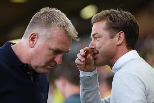 Sacked Norwich boss Dean Smith with Scott Parker now a contender to replace him (Picture: Marc Atkins/Getty Images)