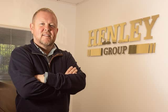 Shaun Henley, owner and managing director of Henley Group in Wakefield.