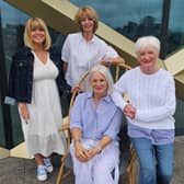 Christine Talbot, Bernadette Gledhill, Rachel Peru and Annie Stirk, pictured here wearing outfits from John Lewis & Partners in Leeds, have been delighted with the entries so far to their Midlife Magic makeover competition.