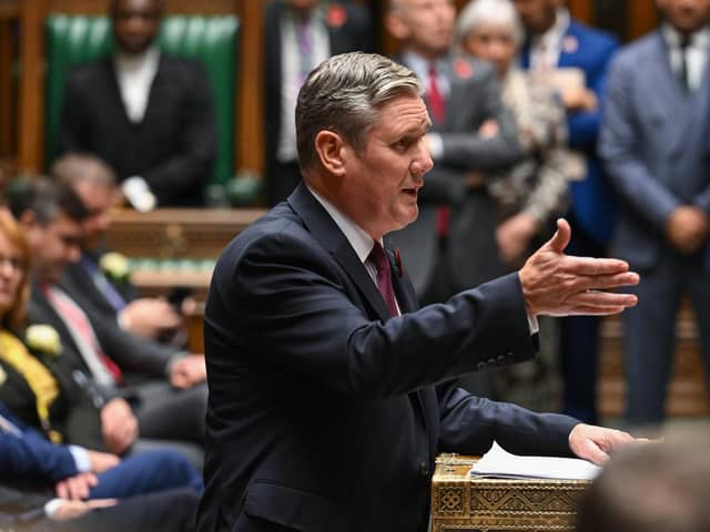 Labour leader Sir Keir Starmer during the debate on the King's Speech in the House of Commons. PIC: UK Parliament/Jessica Taylor/PA Wire