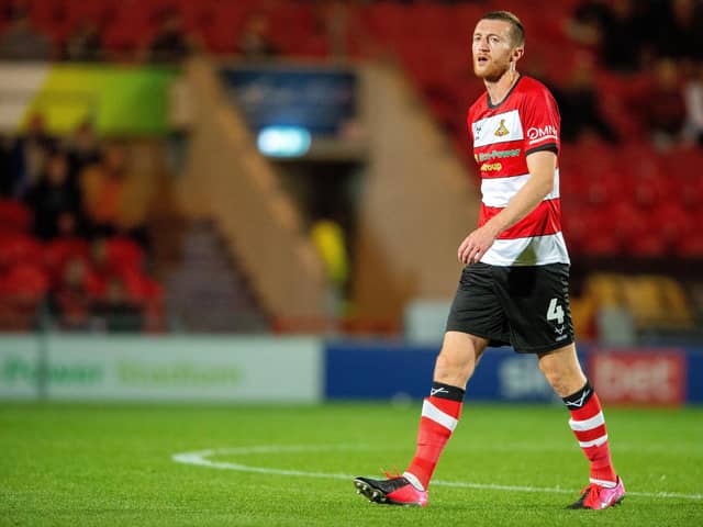UPS AND DOWNS: Doncaster Rovers centre-back Tom Anderson