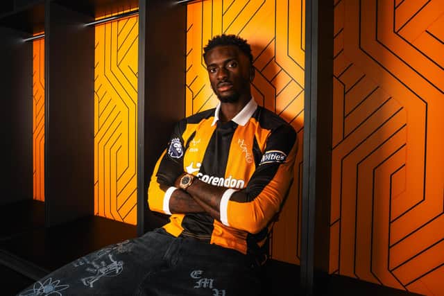 GIVEN THE HARD SELL: Tim Iroegbunam (Image courtesy of Hull City)