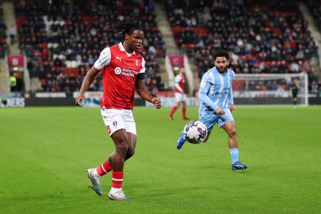 Dexter Lembikisa featured regularly for Rotherham United before his loan spell in South Yorkshire was cut short. Image: Jess Hornby/Getty Images