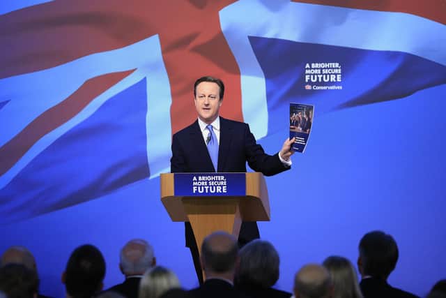 'The trick was to ask the right questions in the first place and never to ask the most important one of all: why do you think that? That was David Cameron’s mistake in 2016.' PIC: Jonathan Brady/PA Wire