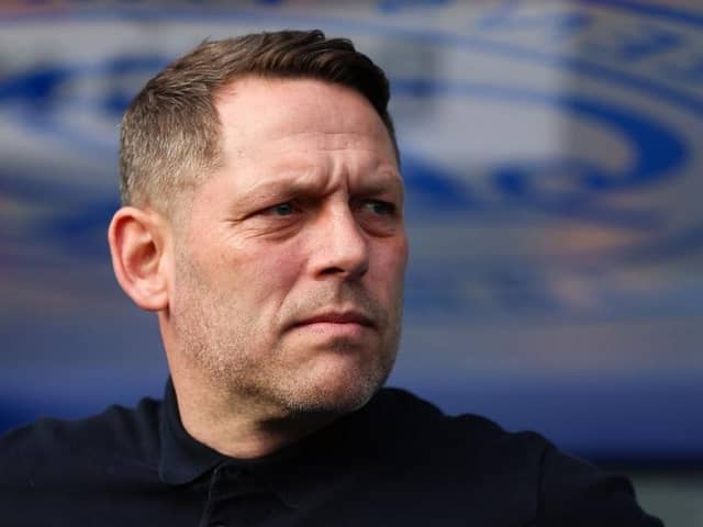 Rotherham United manager Leam Richardson, whose side host derby rivals Sheffield Wednesday on Saturday. Photo by Richard Pelham/Getty Images.