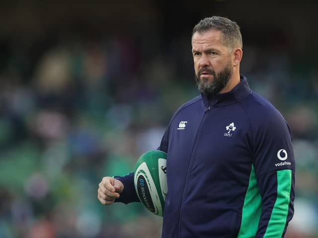 Inspirational: Andy Farrell, the former England defence coach, has turned Ireland into the undisputed No 1 team in northern hemisphere rugby union (Picture: David Rogers/Getty Images)