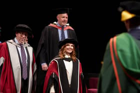 Geri Halliwell Horner receives honorary doctorate award from Sheffield Hallam University