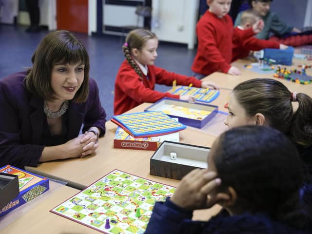 Shadow education secretary Bridget Phillipson during a visit to the Holy Cross Catholic Primary School in Liverpool, one of 24 in the city with a 'good' or 'outstanding' rating