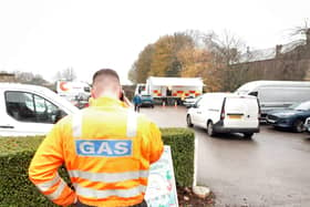 The gas supply for around 2,000 homes in the suburbs of Stannington and Hillsborough was cut off on Friday when a water pipe burst and leaked into the gas main.
