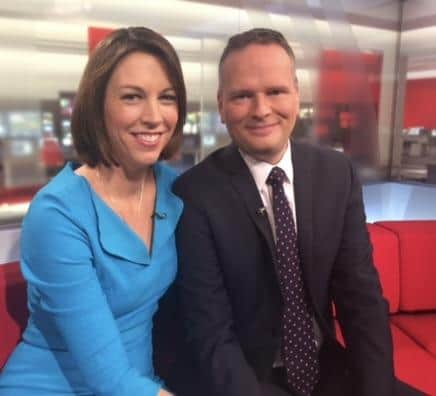 Former BBC Presenters Lara Rostron and Ian White have presented together on Look North.