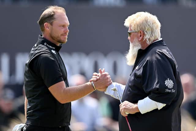 Danny Willett played with former champion John Daly the first two days (Picture: Ross Kinnaird/Getty Images)