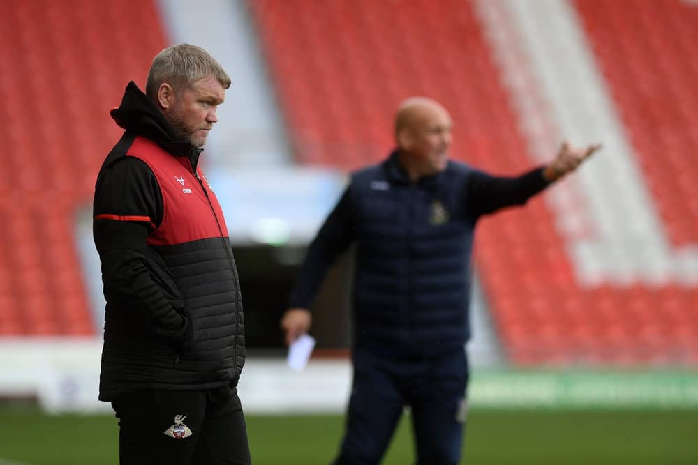 Doncaster Rovers manager Grant McCann on the touchline in Saturday's League Two game against Sutton United. Picture: Jonathan Gawthorpe.