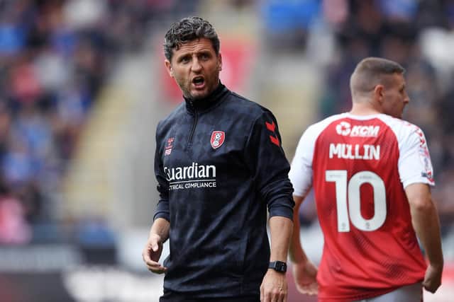 DECISION: Rotherham United coach Alex Bruce (Image: Jonathan Gawthorpe)