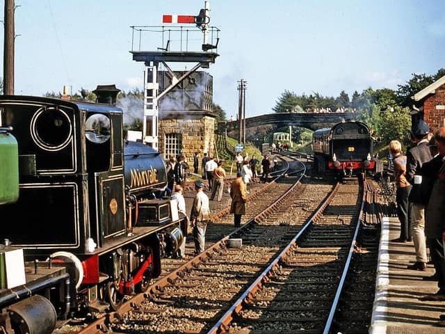 Early members' only steam gala at Goathland in June 1970.